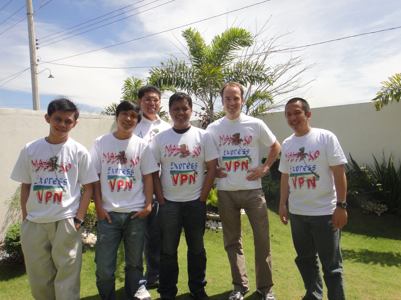 A long-time client team visiting TopData