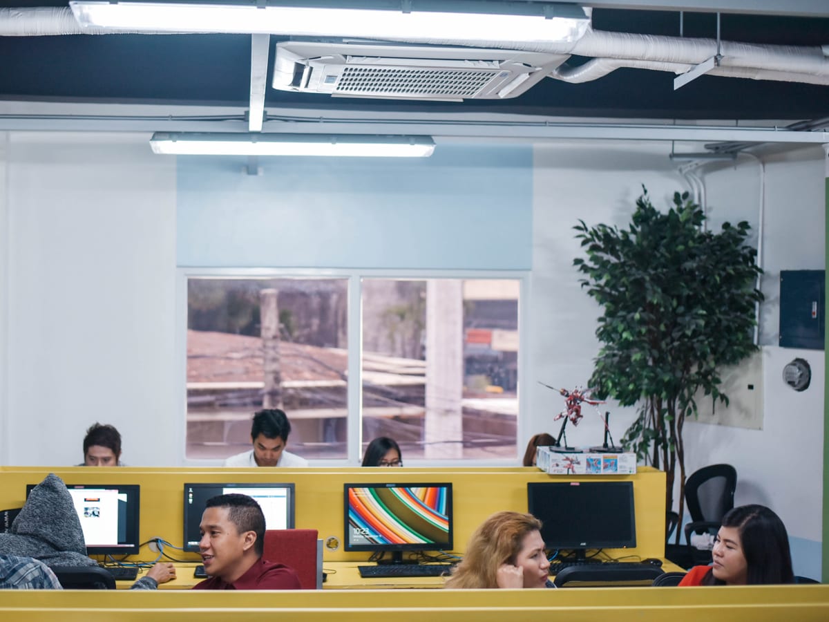 TopData agents at their workstations