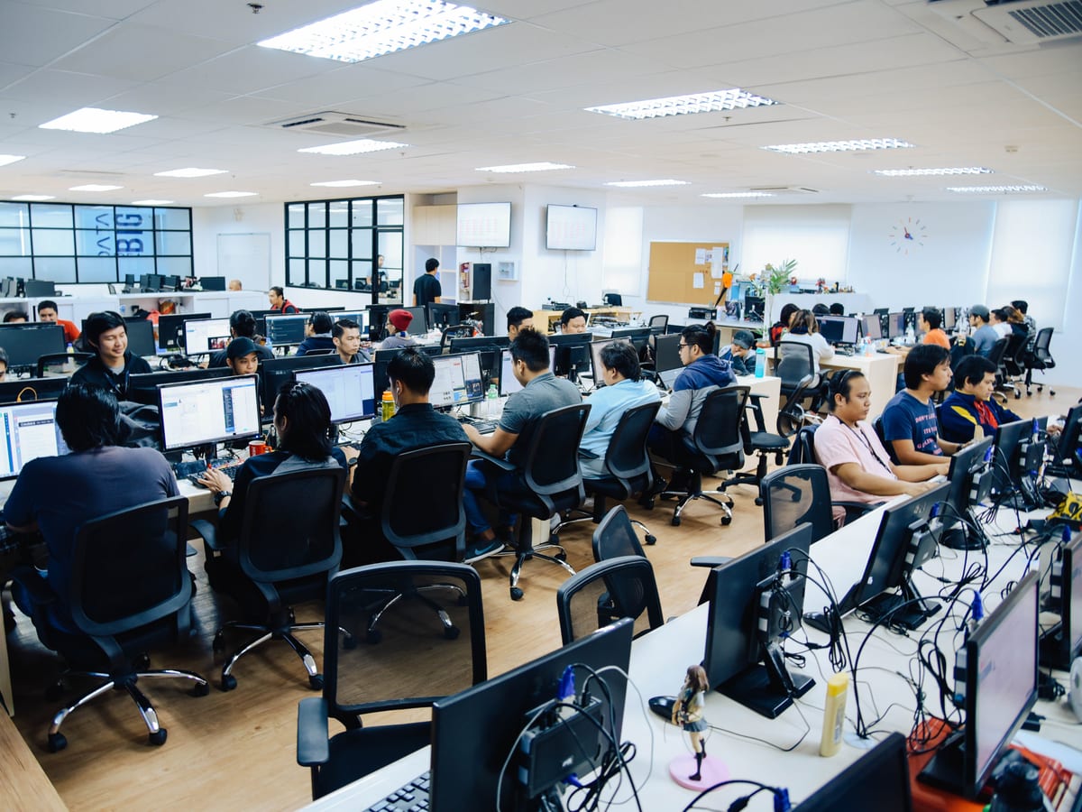 TopData production floor at the Angeles City office